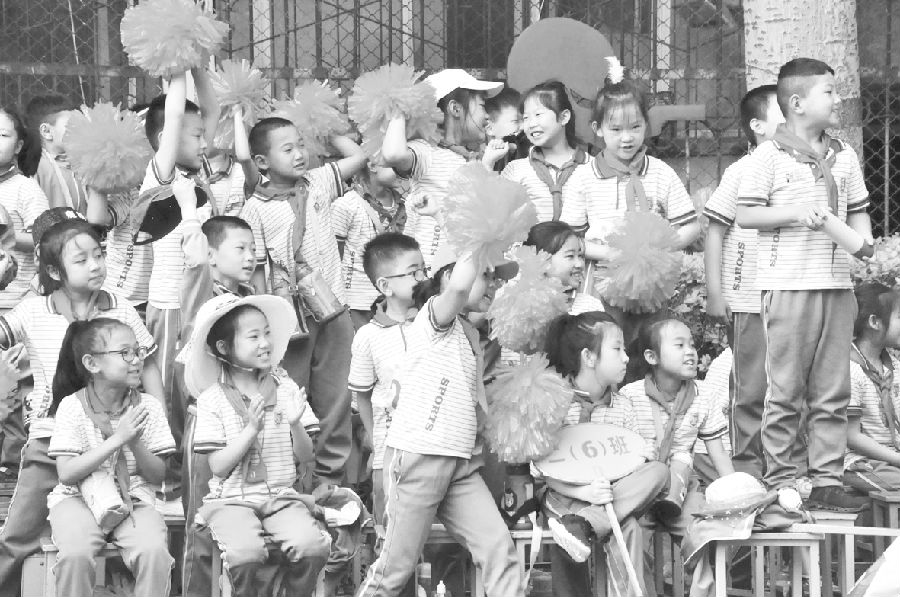 臨汾南街小學2019春季運動會開賽