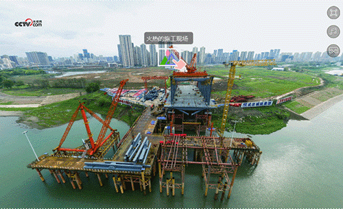 建設工地恢復了往日的繁忙