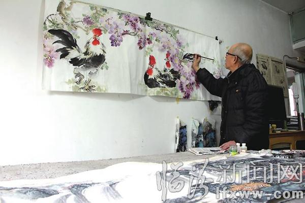 臨汾七旬老人柴茂榮:筆墨謳歌大美臨汾