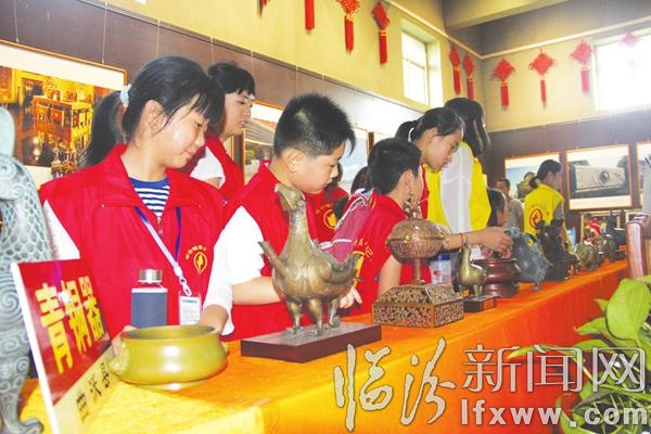 臨汾小記者走進“非遺展廳”感受文化魅力