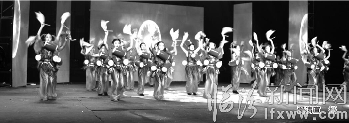 翼城清華園少兒花鼓隊亮相山西少兒春晚